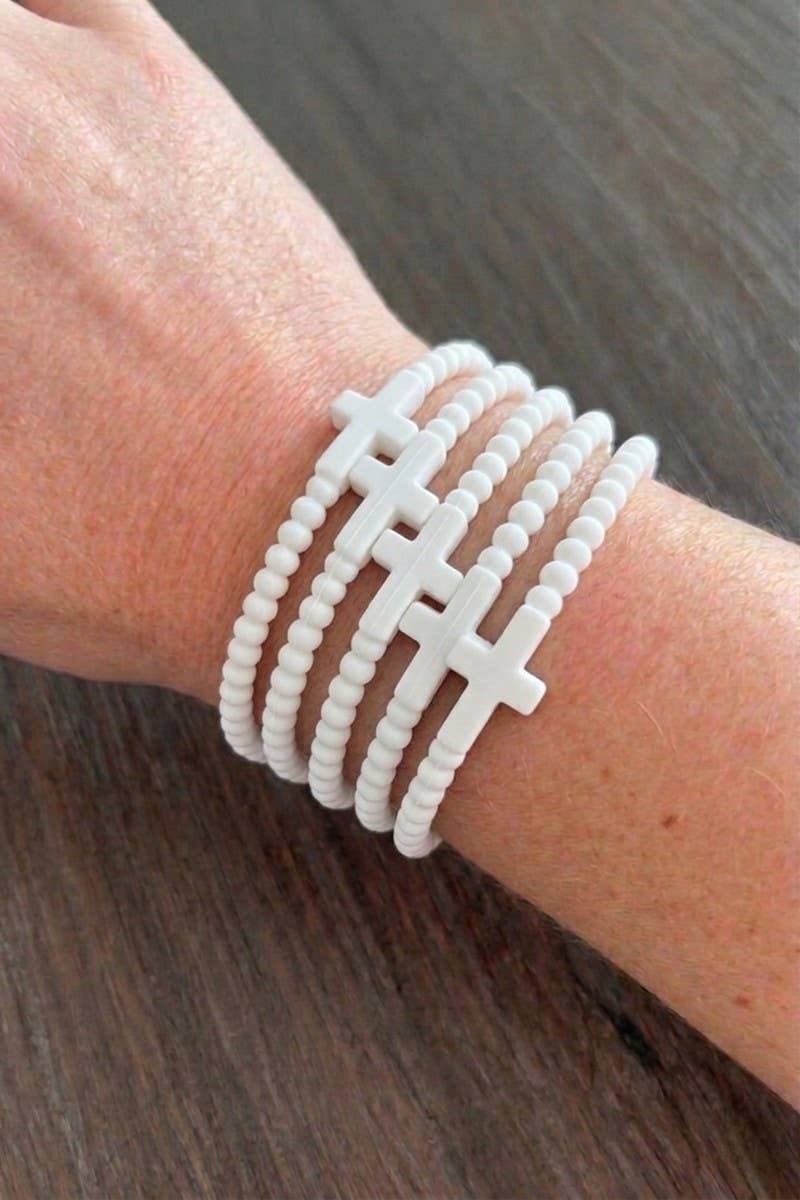 Jesus Cross Silicone Bracelet (1)