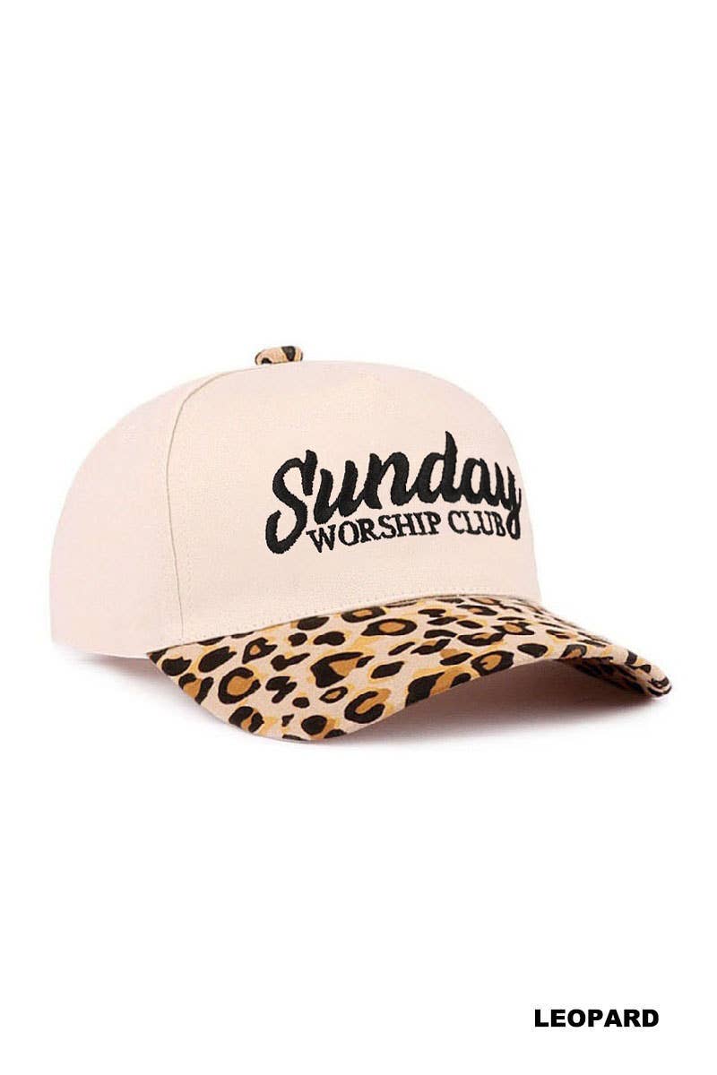 Sunday Worship Club Two Tone Cotton Hat