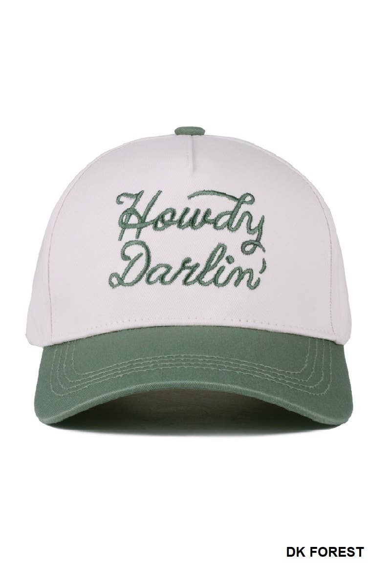 `Two Tone Canvas Baseball Cap