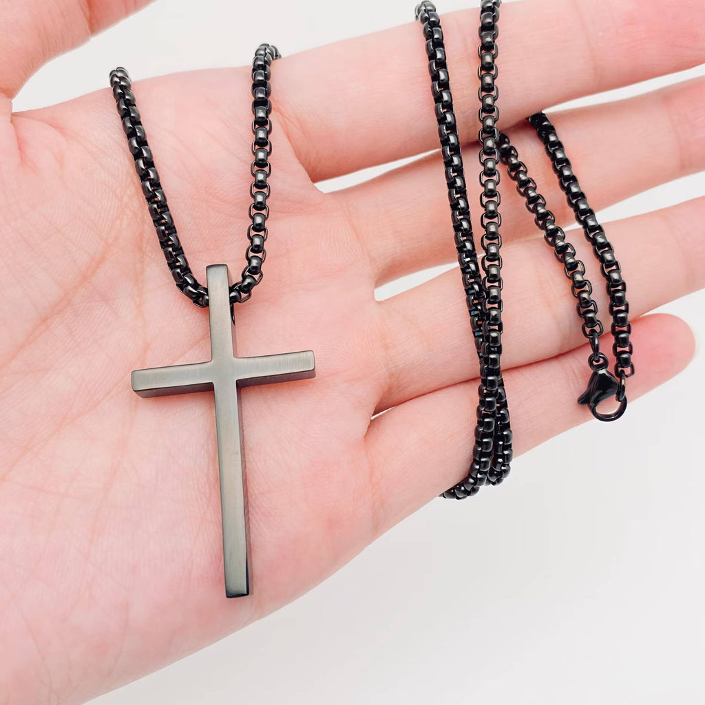 Cross Stainless Steel Pendant Necklace