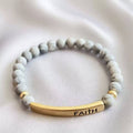 Cute Faith Beaded Bracelet for Women