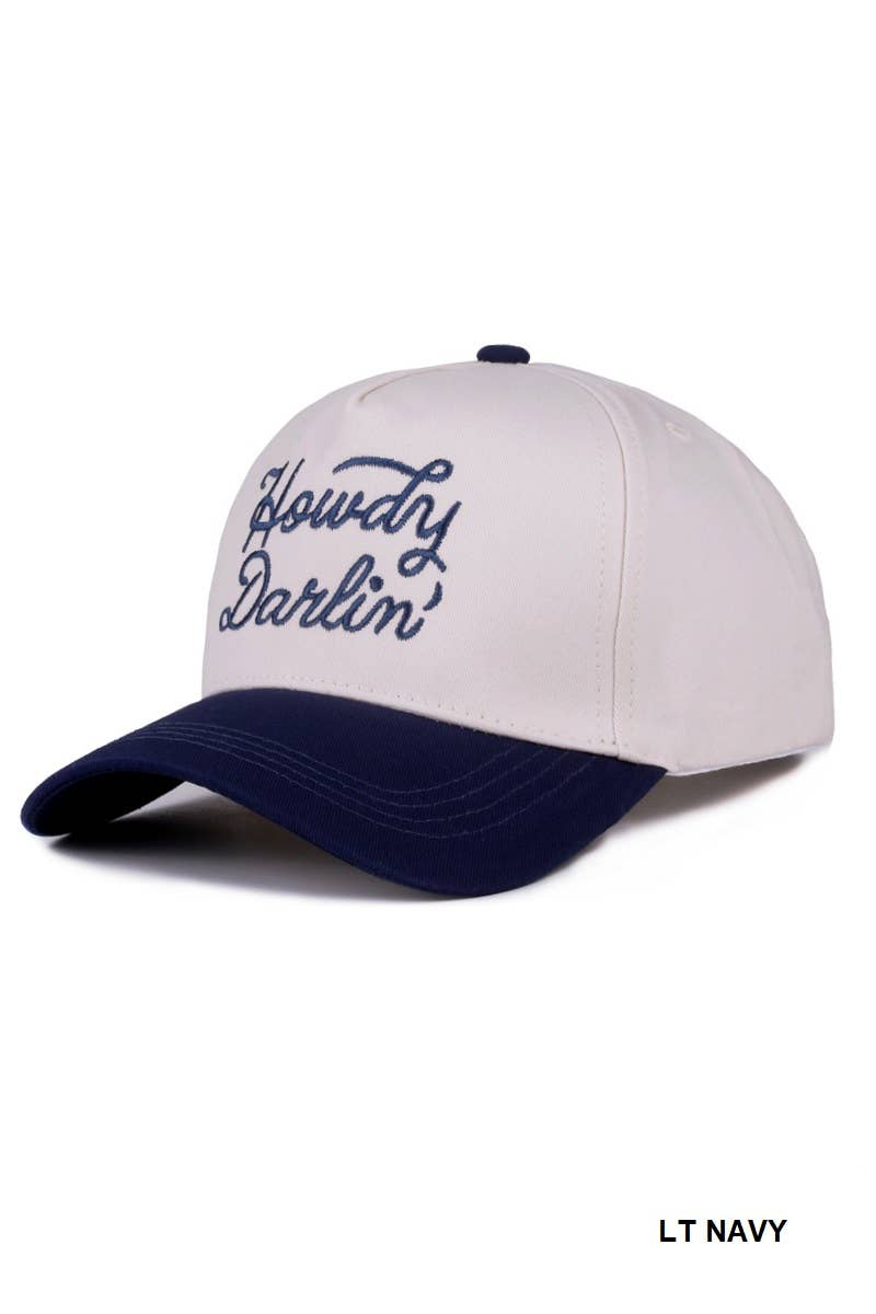 `Two Tone Canvas Baseball Cap