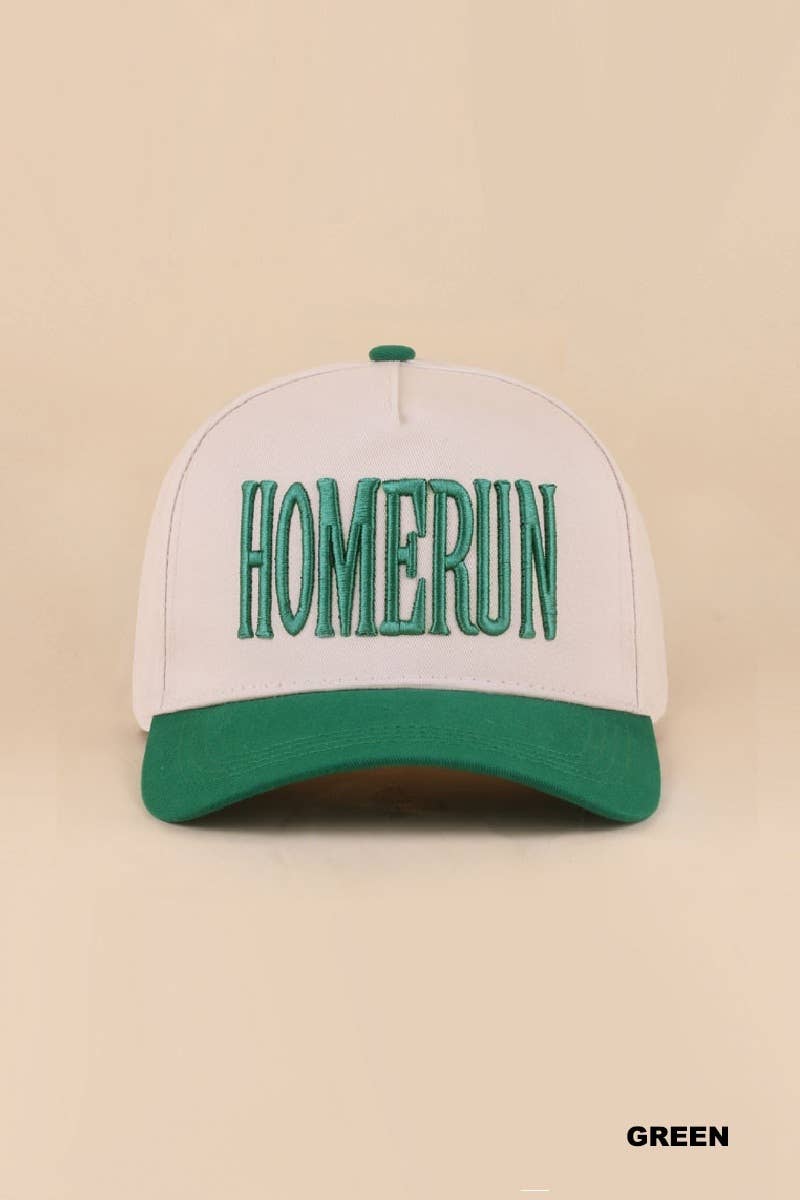 Homerun Two Tone Cotton Hat