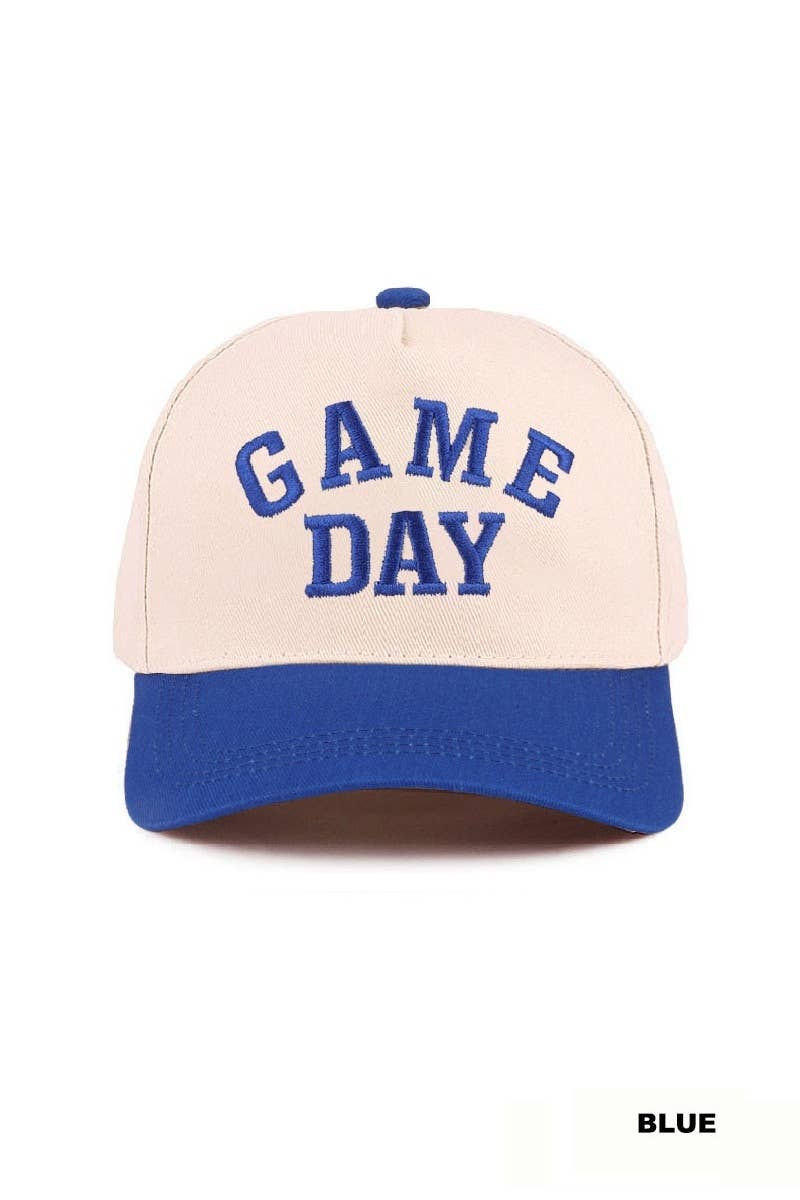 Game Day Two Tone Canvas Cotton Cap