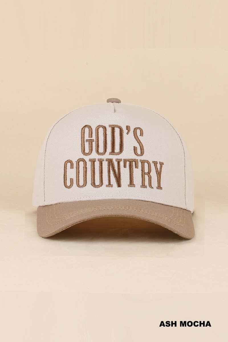 God's Country Two Tone Snapback Hat