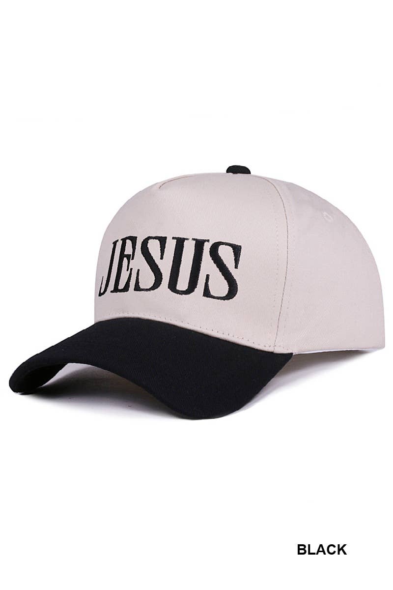 Jesus Two Tone Cotton Cap