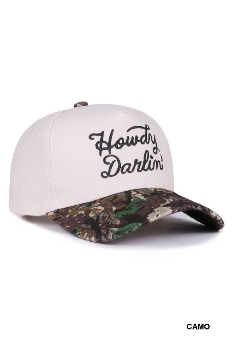 `Two Tone Canvas Baseball Cap