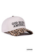 God Bless America Two Tone Cotton Cap