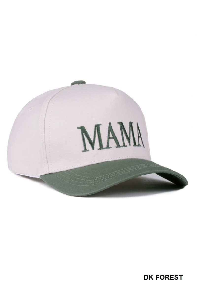 `Two Tone Canvas Baseball Cap