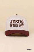 Jesus Is The Way Two Tone Snapback Hat