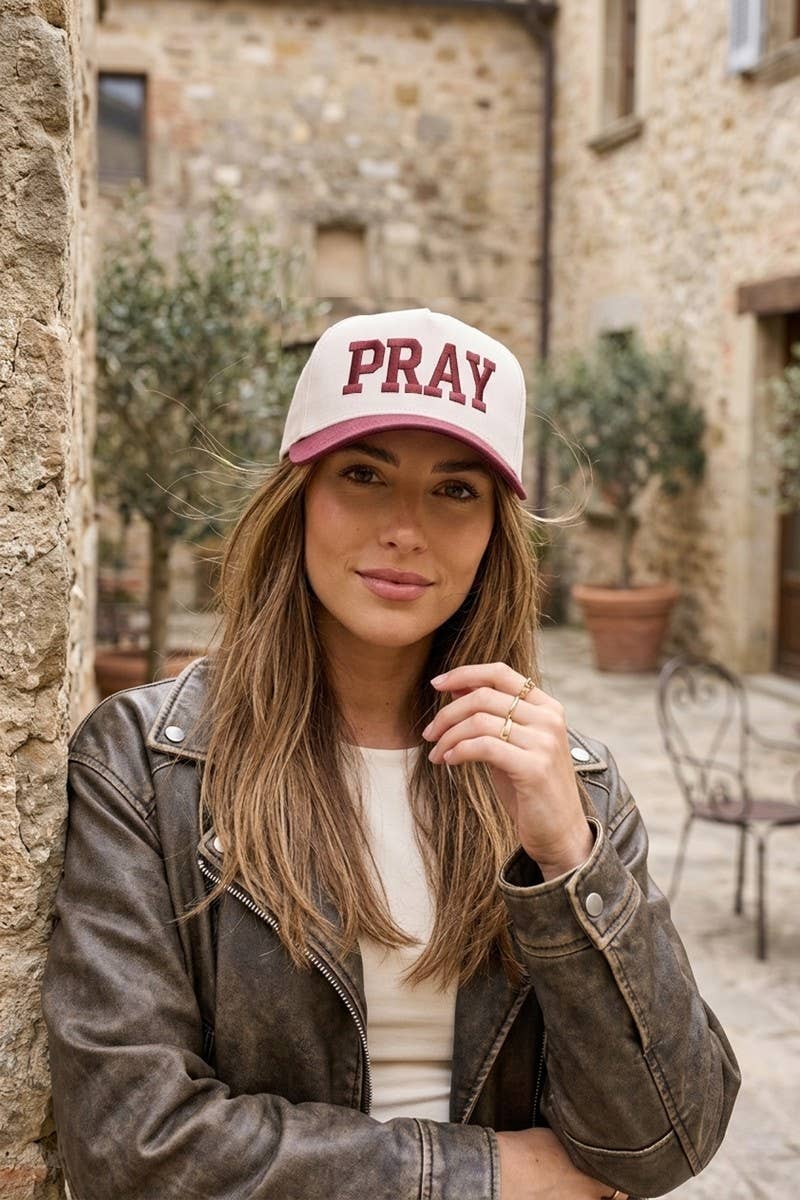 Pray Two Tone Cotton Hat