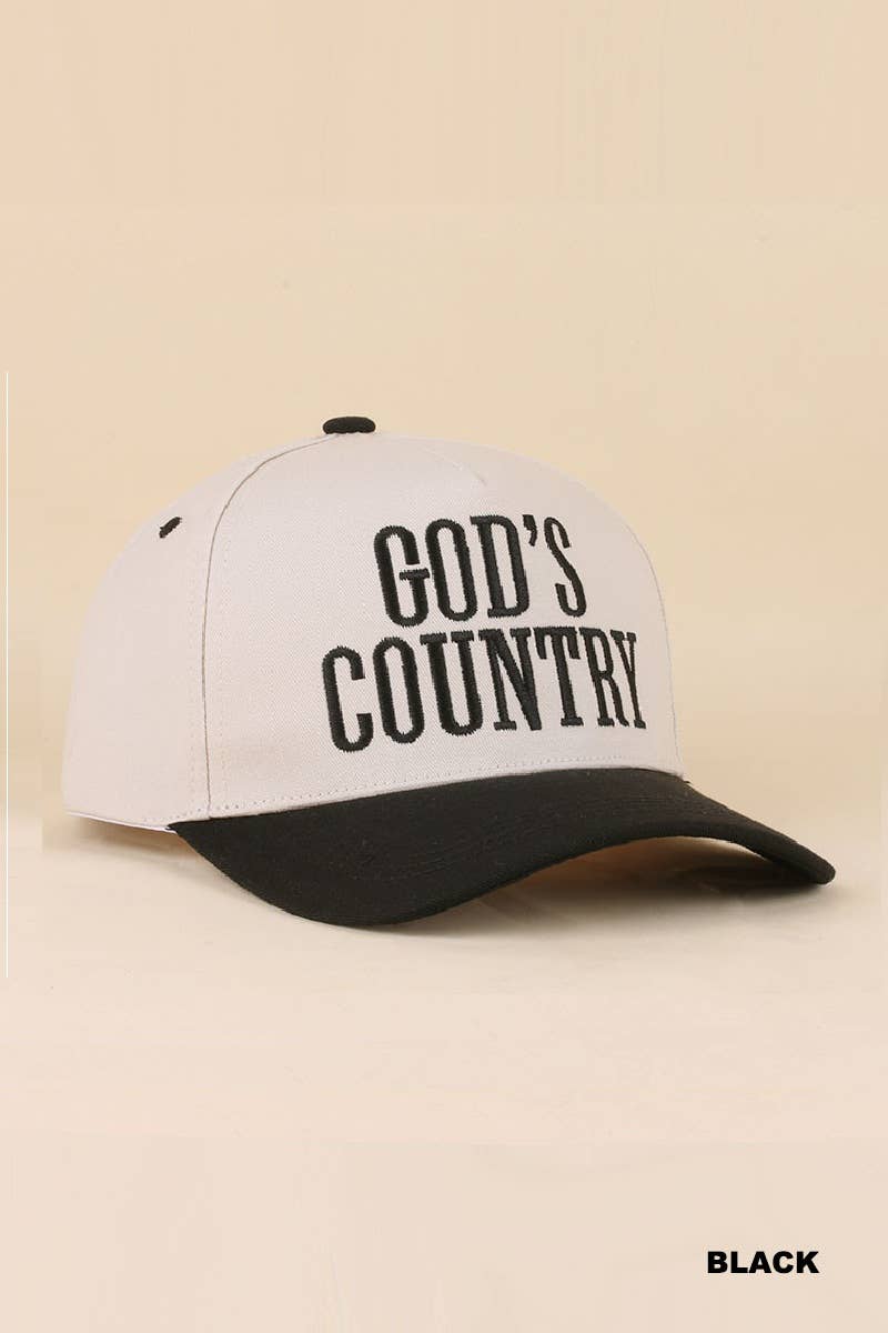 God's Country Two Tone Snapback Hat