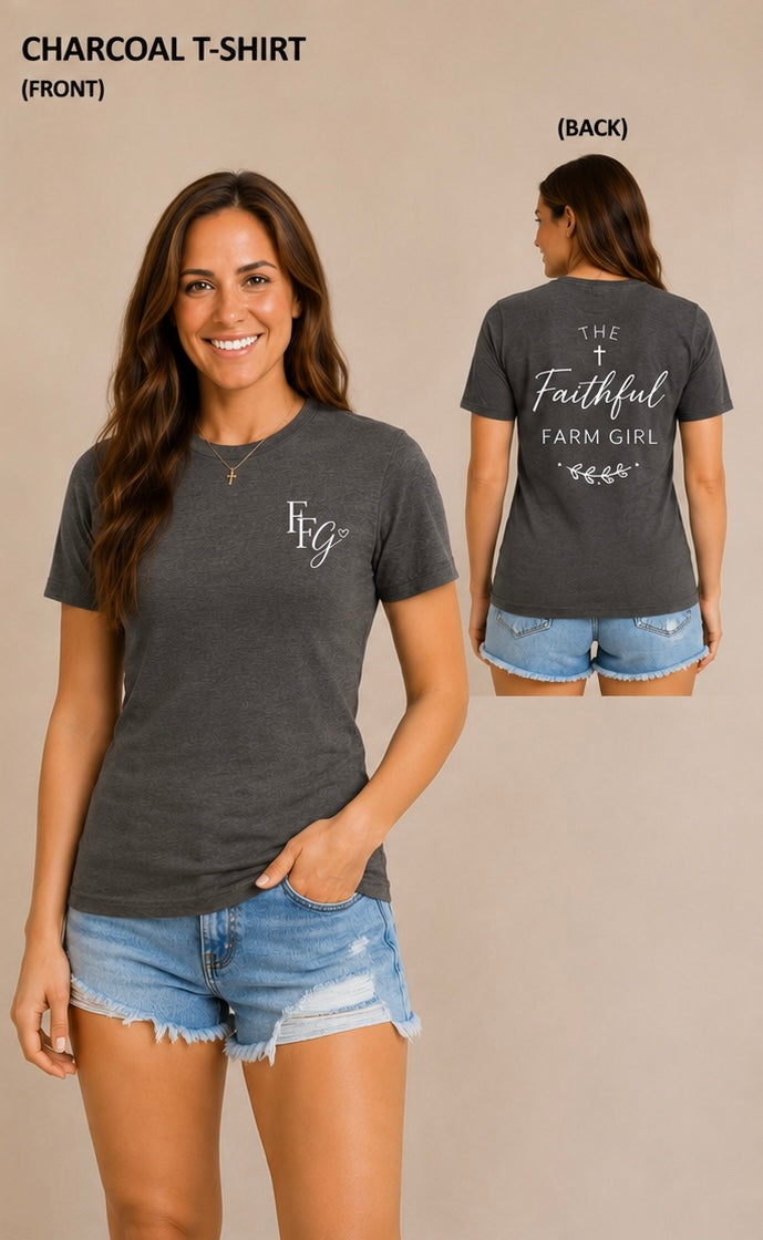 The Faithful Farm Girl Logo Tee | Adult Unisex Graphic T-Shirt