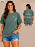 The Faithful Farm Girl Logo Tee | Comfort Colors Adult Unisex Heavyweight T-Shirt