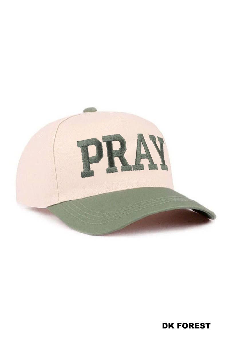 Pray Two Tone Cotton Hat