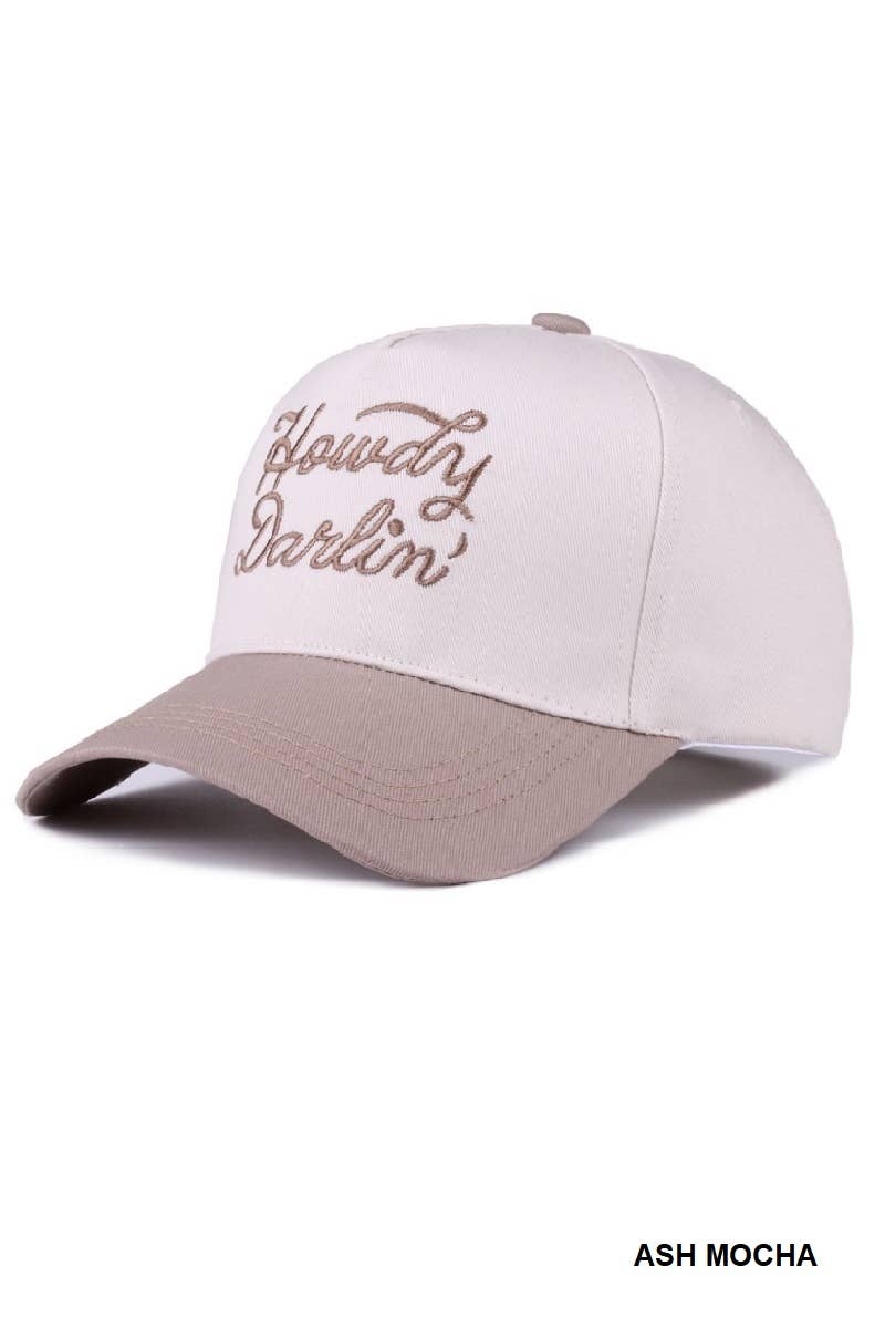`Two Tone Canvas Baseball Cap