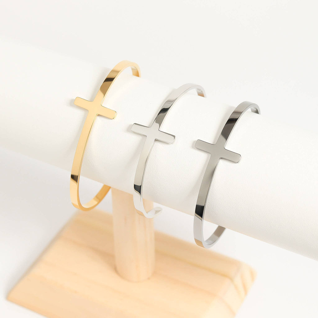 Cross Bracelet with Christian Scripture Philippians 4:13