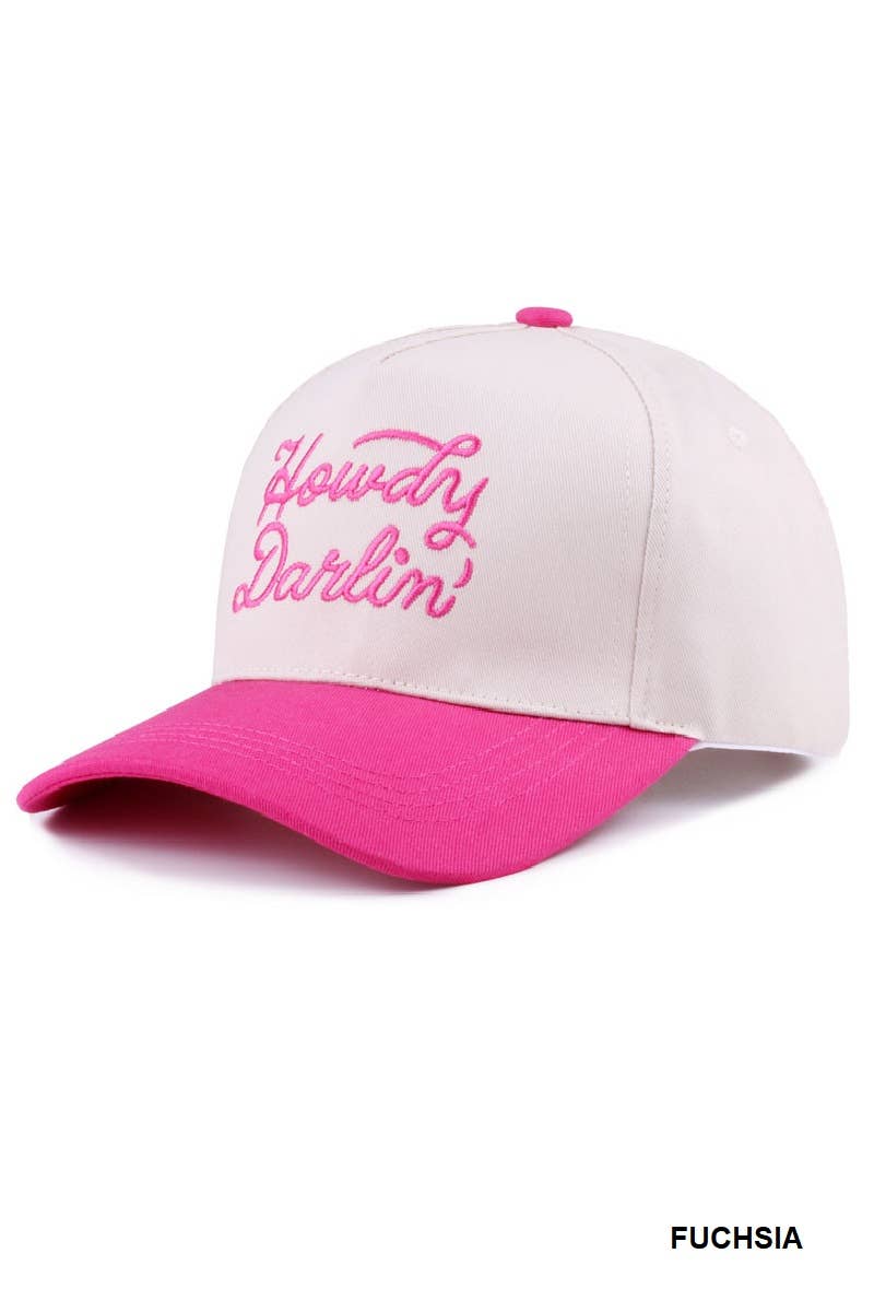 `Two Tone Canvas Baseball Cap