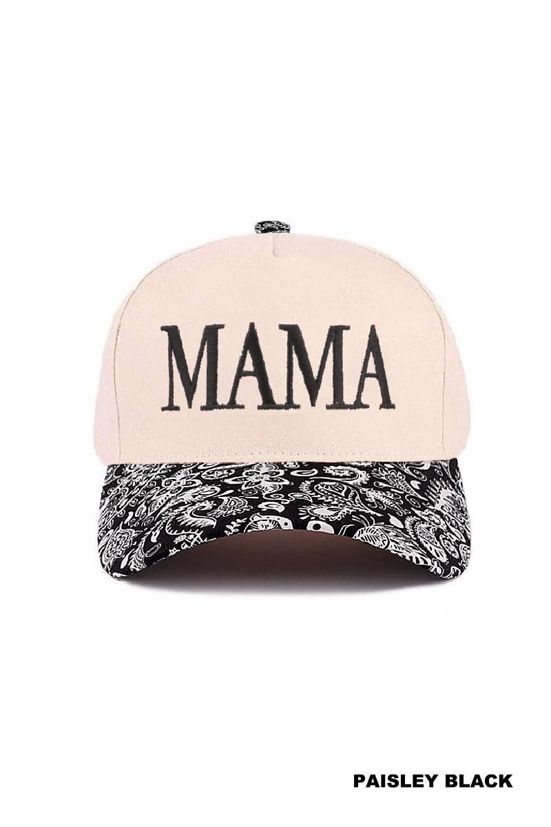 `Two Tone Canvas Baseball Cap