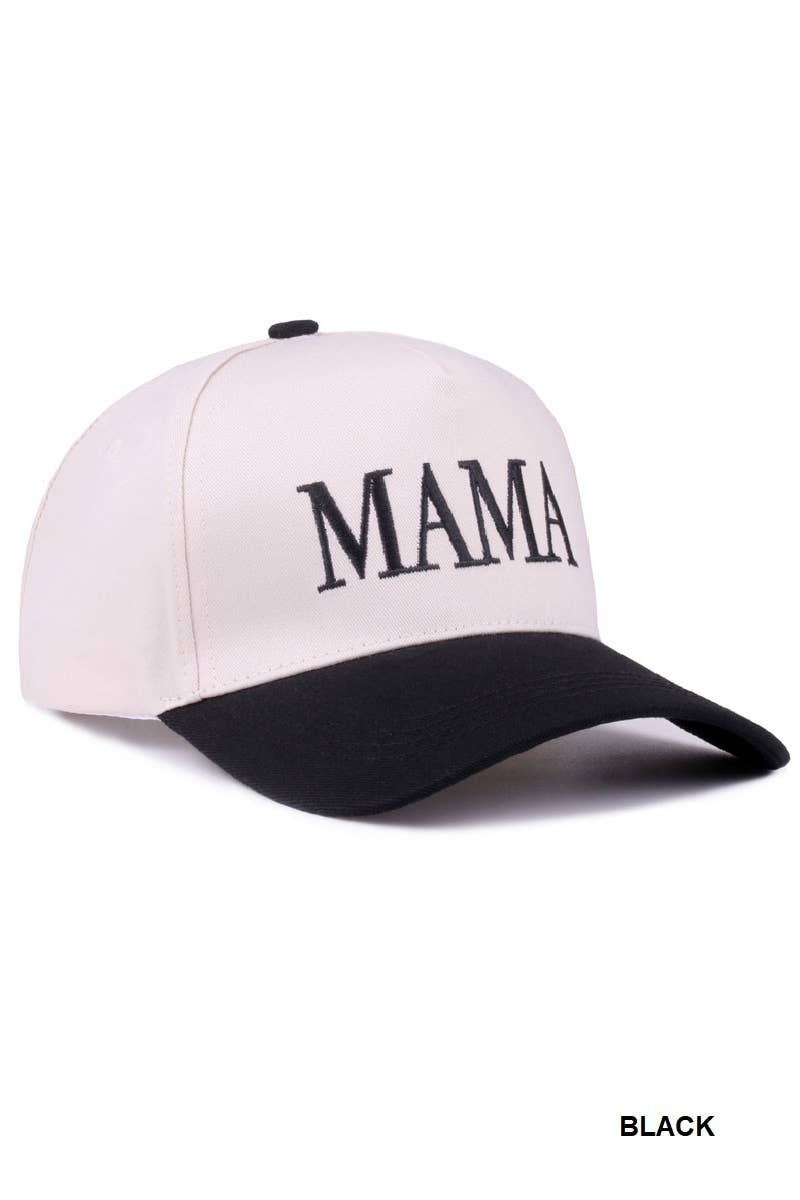`Two Tone Canvas Baseball Cap
