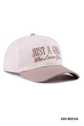 Just A Girl Who Loves Jesus Two Tone Cotton Cap