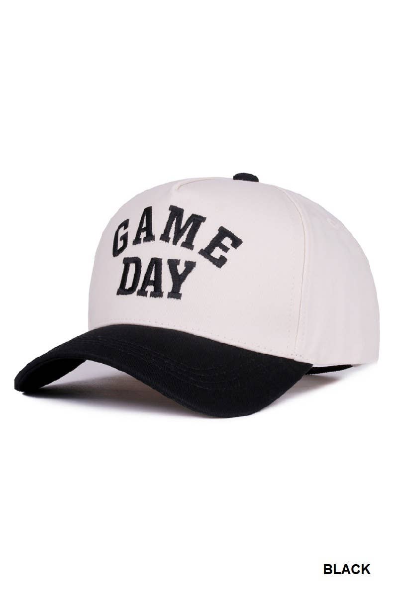 Game Day Two Tone Canvas Cotton Cap