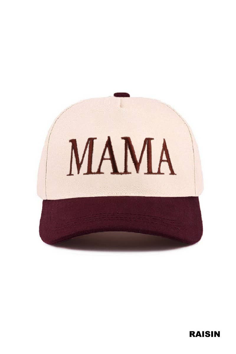 `Two Tone Canvas Baseball Cap